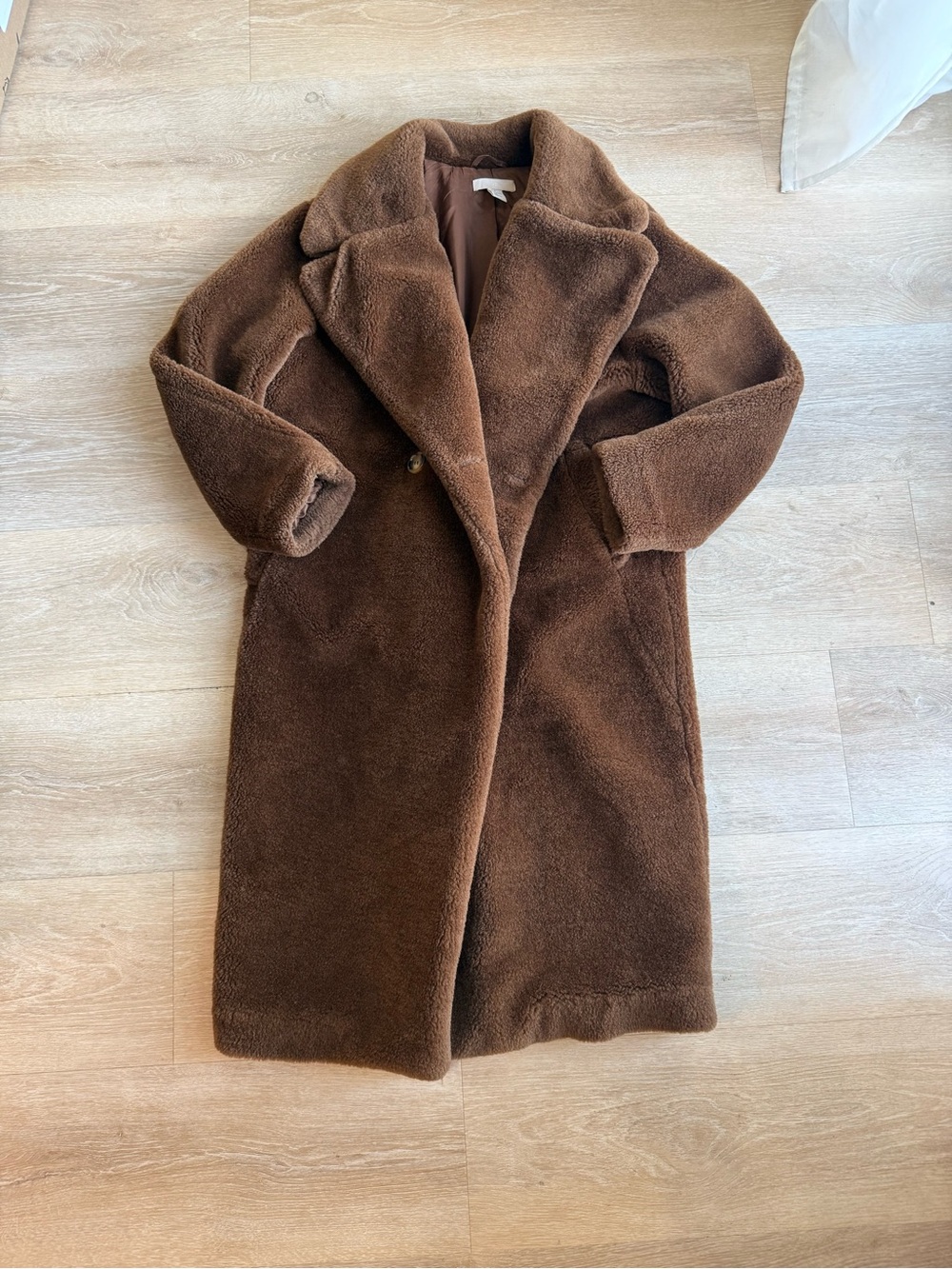 H&M Teddy Faux Fur Coat